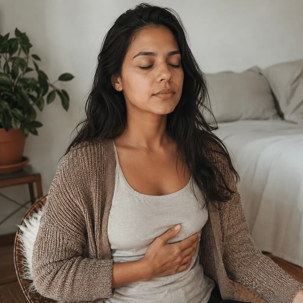Respiratory interoception: a person sensing their own breathing